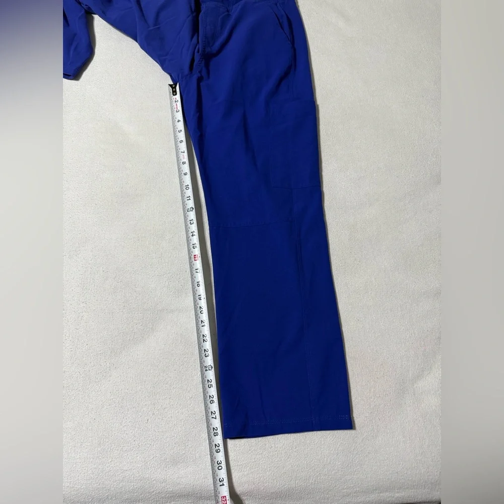 FIGS‎ Axim Mens Large Cargo Scrub Pants Technical Collection Royal Blue